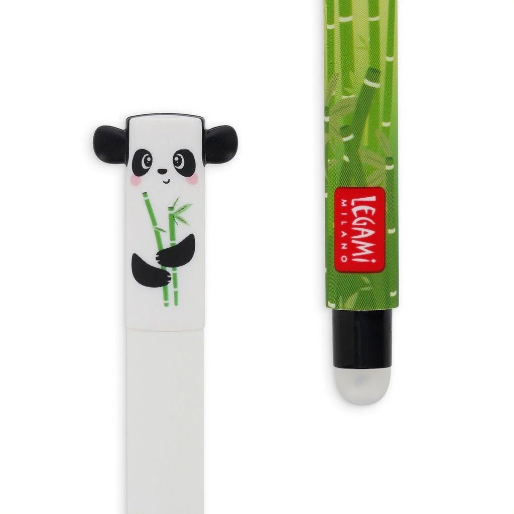 Uitwisbare gelpen - Erasable Gel Pen Panda - Schrijfwaren Legami - In den Olifant
