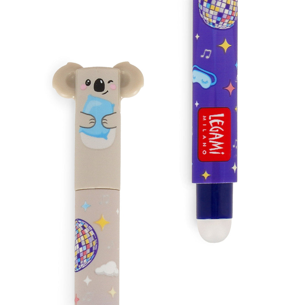 Uitwisbare gelpen - Koala - Schrijfwaren Legami - In den Olifant