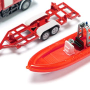 Unimog Brandweer Boot - Auto's en voertuigen Siku - In den Olifant