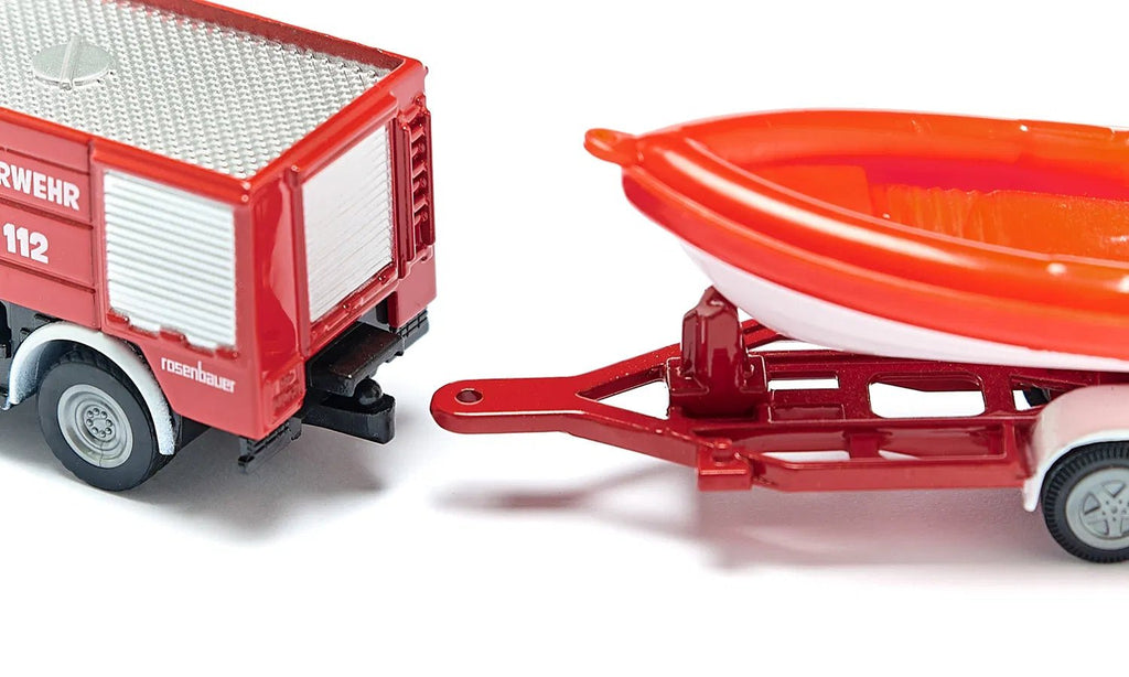 Unimog Brandweer Boot - Auto's en voertuigen Siku - In den Olifant