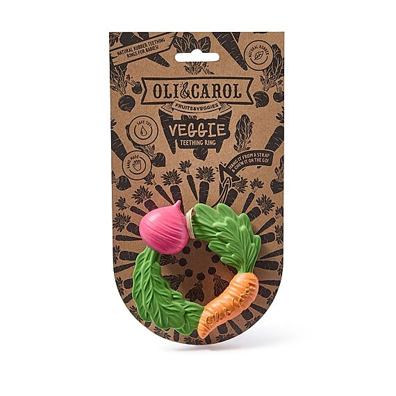 Rubberen Bijtring | Veggie Teething Ring