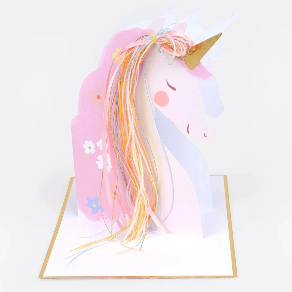 Verjaardagskaart - Unicorn birthday card - Feestkaarten Meri Meri - In den Olifant