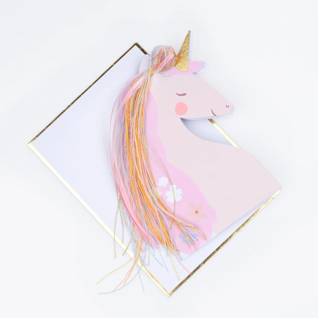 Verjaardagskaart - Unicorn birthday card - Feestkaarten Meri Meri - In den Olifant