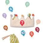 Verjaardagskroon met nummers - Birthday crown Dress - Up - Feesthoedjes Kid's Concept - In den Olifant