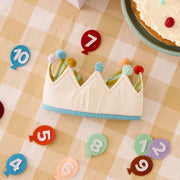 Verjaardagskroon met nummers - Birthday crown Dress - Up - Feesthoedjes Kid's Concept - In den Olifant