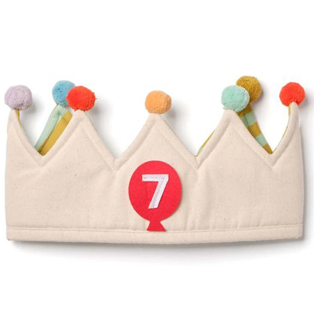 Verjaardagskroon met nummers - Birthday crown Dress - Up - Feesthoedjes Kid's Concept - In den Olifant
