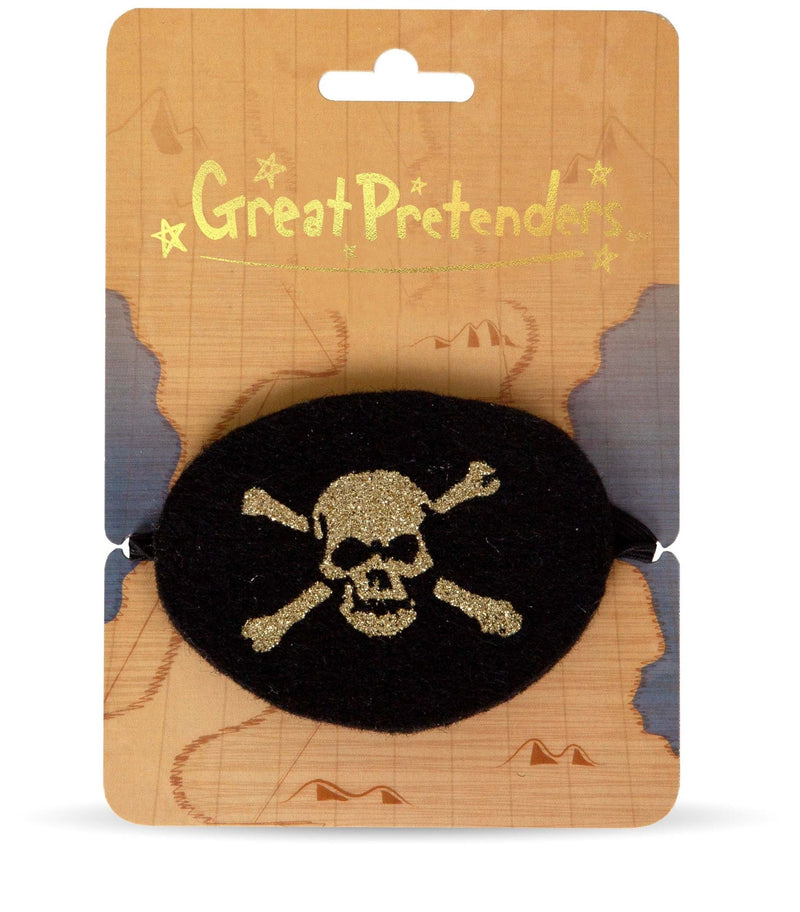 Verkleedaccessoire Pirate Eye Patch - Verkleedaccessoires Great Pretenders - In den Olifant