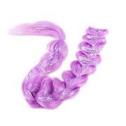 Verkleedaccessoire Rock Star Hair Braid Purple - Verkleedaccessoires Great Pretenders - In den Olifant
