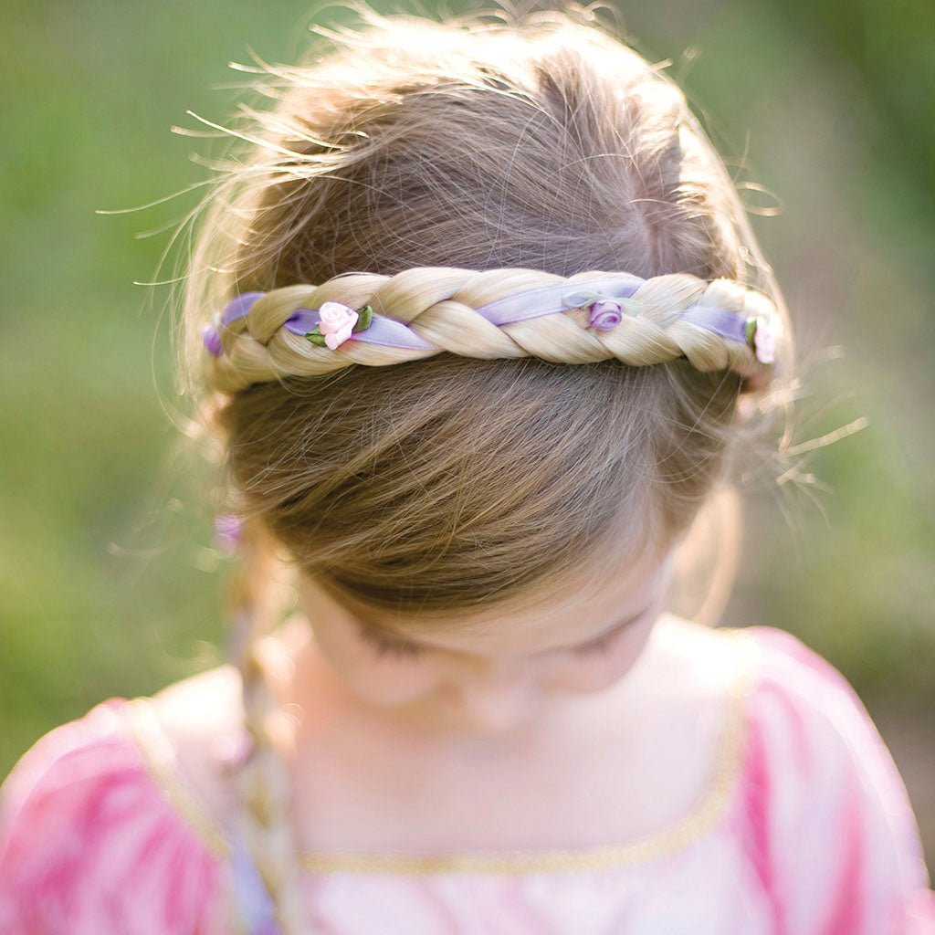 Verkleedaccessoire Storybook Princess Braid Blonde - 90 cm - Verkleedaccessoires Great Pretenders - In den Olifant