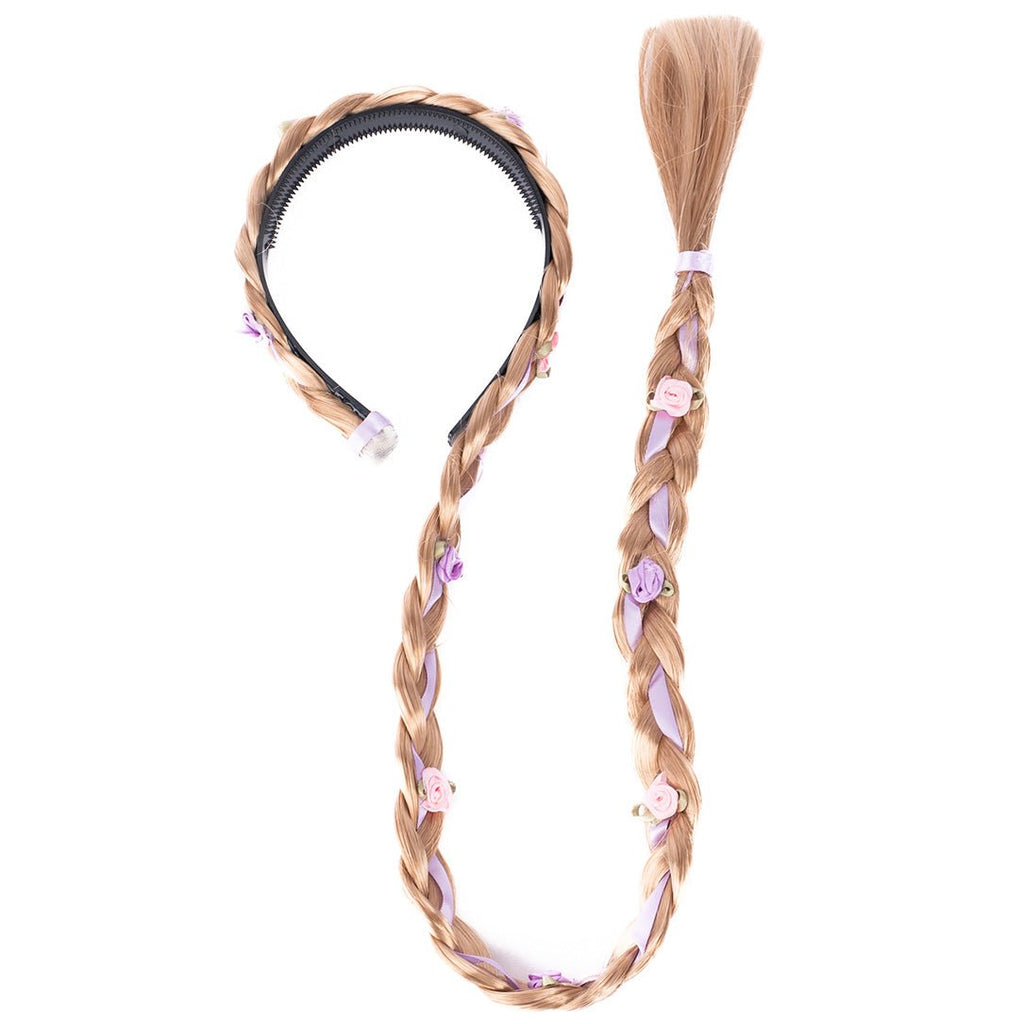 Verkleedaccessoire Storybook Princess Braid Blonde - 90 cm - Verkleedaccessoires Great Pretenders - In den Olifant
