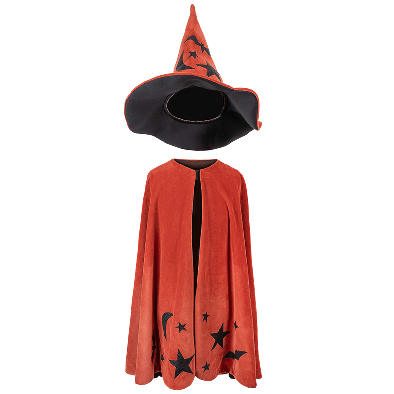 Verkleedcape Autum Embers Wizard Cape with Hat - Verkleedcapes Great Pretenders - In den Olifant