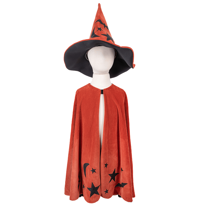 Verkleedcape Autum Embers Wizard Cape with Hat - Verkleedcapes Great Pretenders - In den Olifant