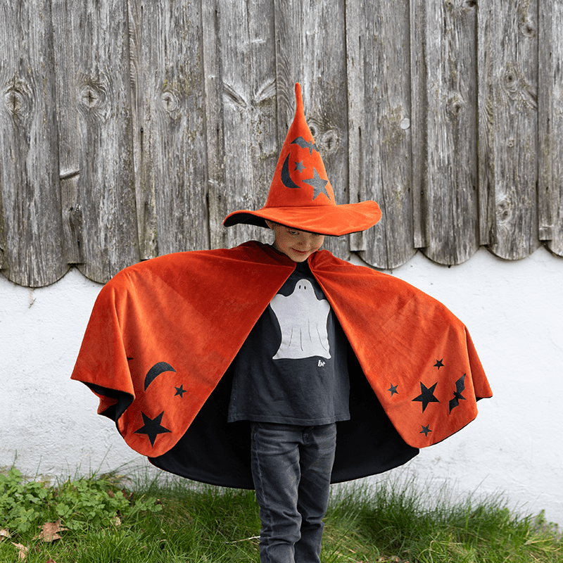 Verkleedcape Autum Embers Wizard Cape with Hat - Verkleedcapes Great Pretenders - In den Olifant