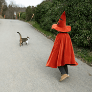 Verkleedcape Autum Embers Wizard Cape with Hat - Verkleedcapes Great Pretenders - In den Olifant