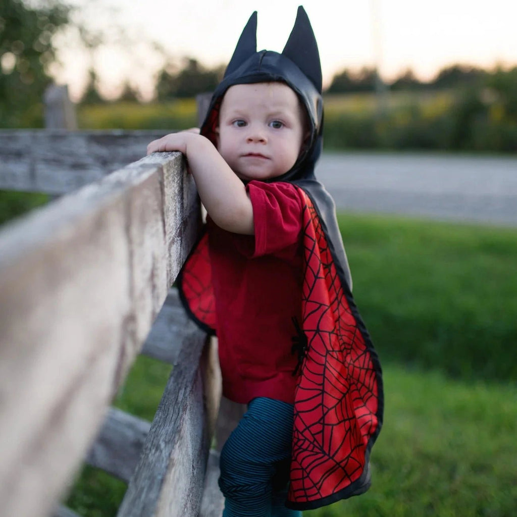 Verkleedcape Baby Spider/Bat Cape - Verkleedcapes Great Pretenders - In den Olifant