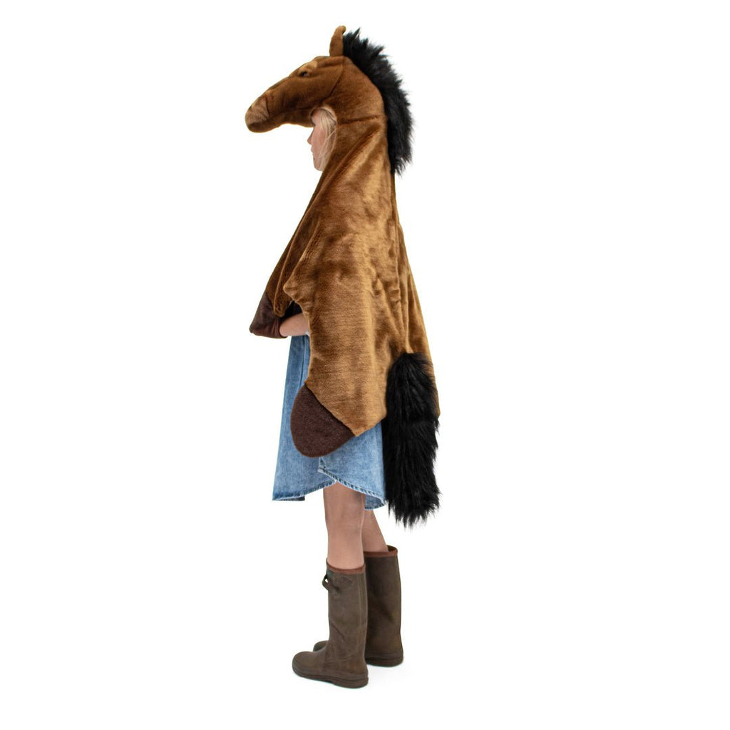 Verkleedcape Brown Horse Disguise - Verkleedcapes Wild & Soft - In den Olifant