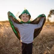 Verkleedcape Draak - 2 tot 3 jaar - Verkleedcapes Great Pretenders - In den Olifant