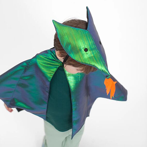 Verkleedcape Dragon Cape Dress Up - 3 tot 6 jaar - Verkleedcapes Meri Meri - In den Olifant