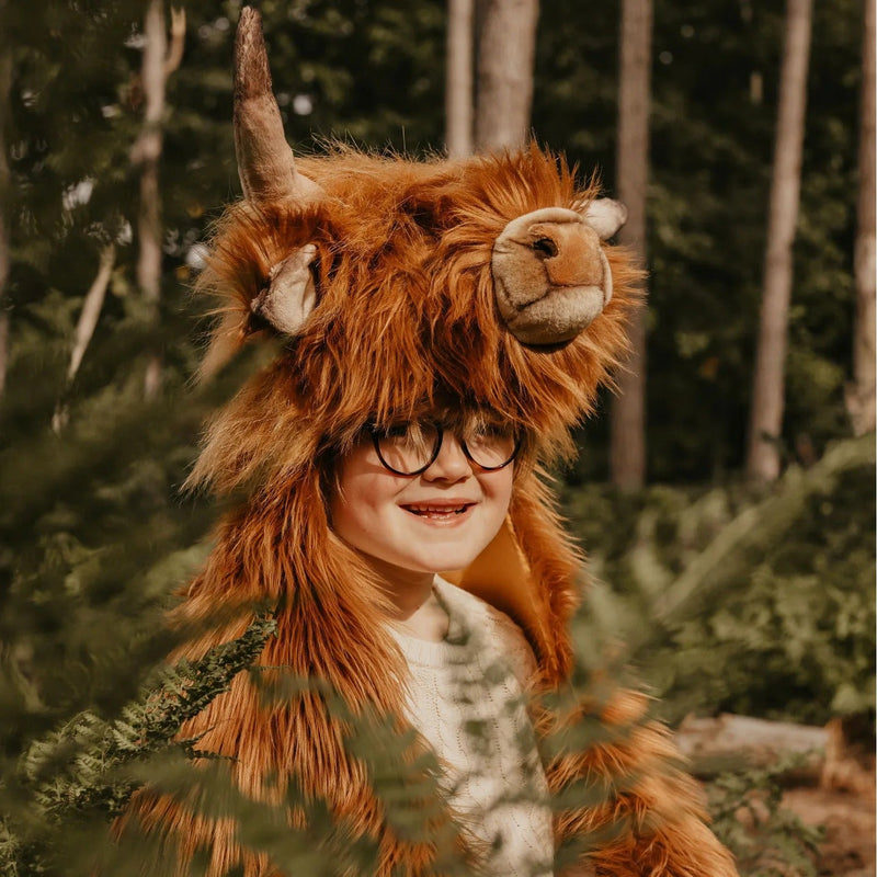 Verkleedcape Highland Cow Disguise - Verkleedcapes Wild & Soft - In den Olifant