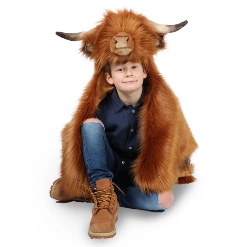 Verkleedcape Highland Cow Disguise - Verkleedcapes Wild & Soft - In den Olifant