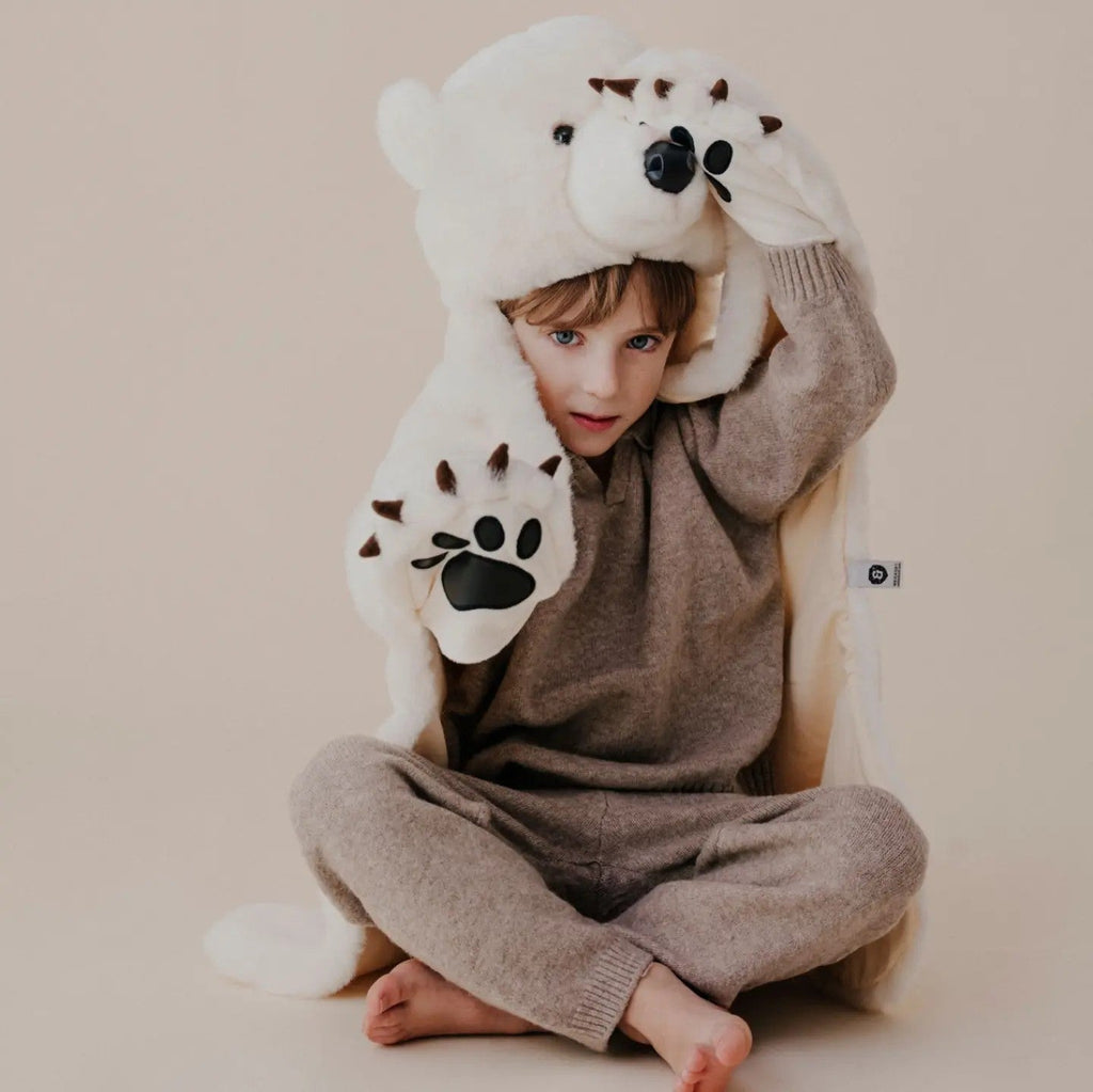 Verkleedcape Ijsbeer - Verkleedcapes Wild & Soft - In den Olifant