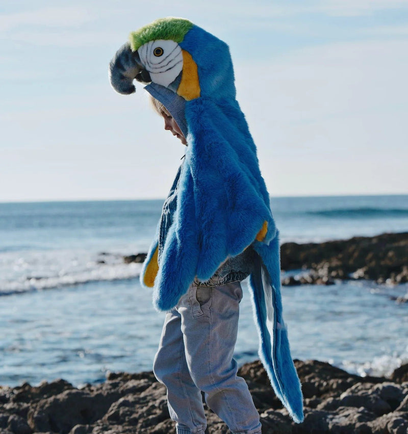 Verkleedcape Papegaai - Verkleedcapes Wild & Soft - In den Olifant