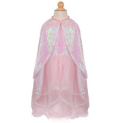 Verkleedcape Pink Sequins Twirl Cape - Verkleedcapes Great Pretenders - In den Olifant