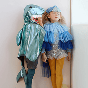 Verkleedcape Shark Costume - 3 tot 6 Jaar - Verkleedcapes Meri Meri - In den Olifant