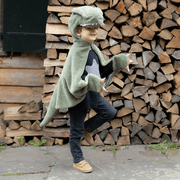 Verkleedcape T - Rex Cuddle Cape Green - Verkleedcapes Great Pretenders - In den Olifant