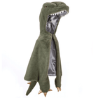 Verkleedcape T - Rex Cuddle Cape Green - Verkleedcapes Great Pretenders - In den Olifant