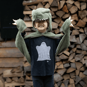 Verkleedcape T - Rex Cuddle Cape Green - Verkleedcapes Great Pretenders - In den Olifant