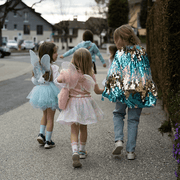 Verkleedcape The 5th Avenue Paillette Cape Mermalicious - 4 tot 6 jaar - Verkleedcapes Great Pretenders - In den Olifant