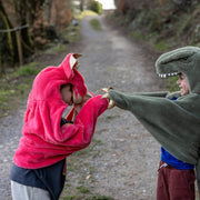Verkleedcape Triceratops Cuddle Cape Red - Verkleedcapes Great Pretenders - In den Olifant