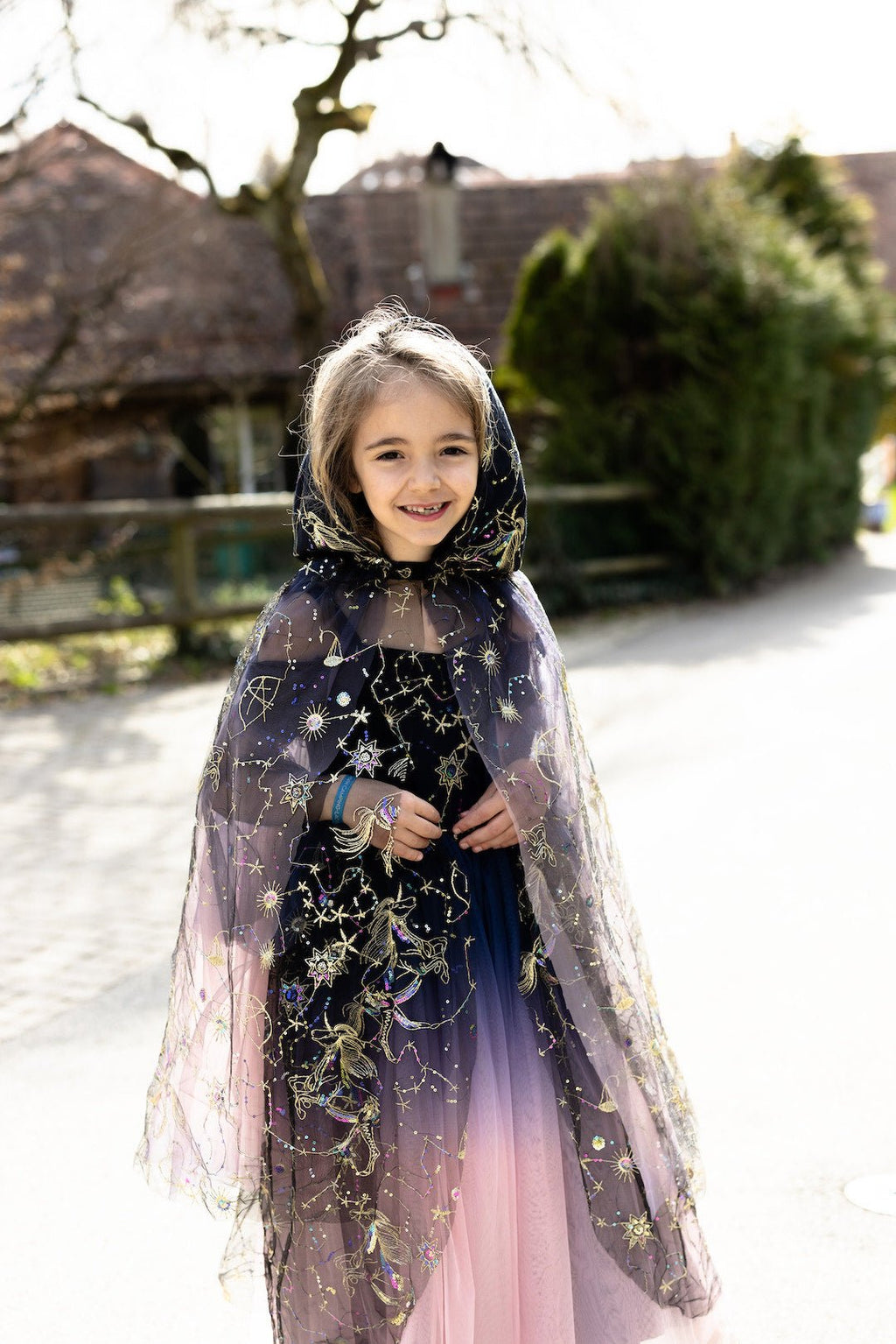 Verkleedcape Twilight Enchantress Cloak - 4 tot 6 jaar - Verkleedcapes Great Pretenders - In den Olifant