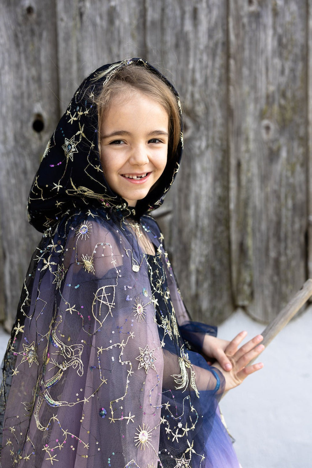 Verkleedcape Twilight Enchantress Cloak - 4 tot 6 jaar - Verkleedcapes Great Pretenders - In den Olifant