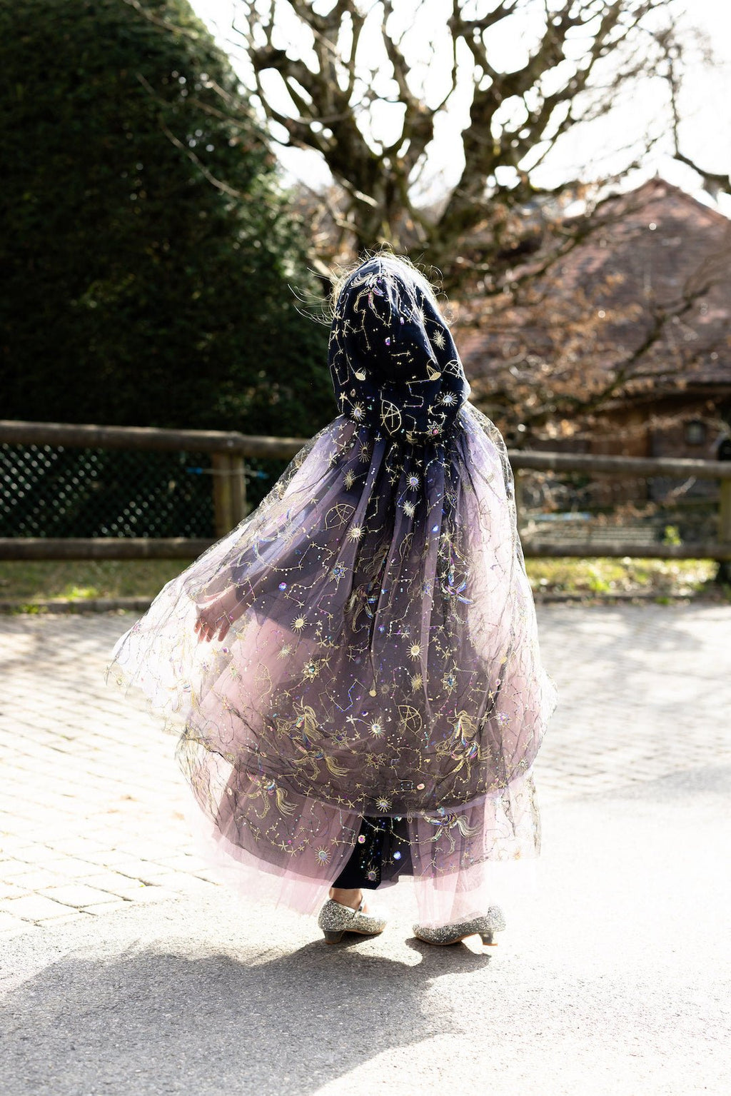 Verkleedcape Twilight Enchantress Cloak - 4 tot 6 jaar - Verkleedcapes Great Pretenders - In den Olifant