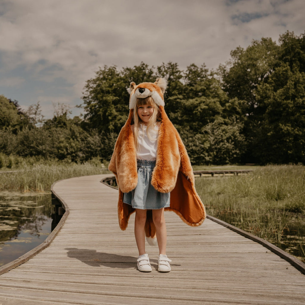 Verkleedcape Vos Fox Disguise - Verkleedcapes Wild & Soft - In den Olifant