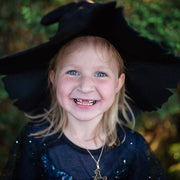 Verkleedhoed Mighty Witch Hat Black - Verkleedaccessoires Great Pretenders - In den Olifant