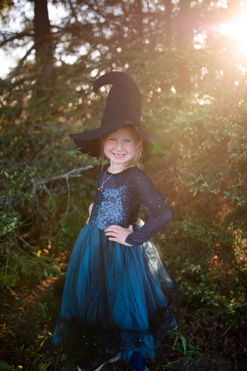 Verkleedhoed Mighty Witch Hat Black - Verkleedaccessoires Great Pretenders - In den Olifant