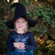 Verkleedhoed Mighty Witch Hat Black - Verkleedaccessoires Great Pretenders - In den Olifant