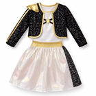 Verkleedjurk K-Pop Rock Star Warrior Set with Jacket & Attached Shirt and Skirt - Verkleedjurken Great Pretenders - In den Olifant