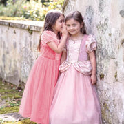 Verkleedjurk Prinses Penelope Brocade Gown Dusty Rose - Verkleedjurken Great Pretenders - In den Olifant