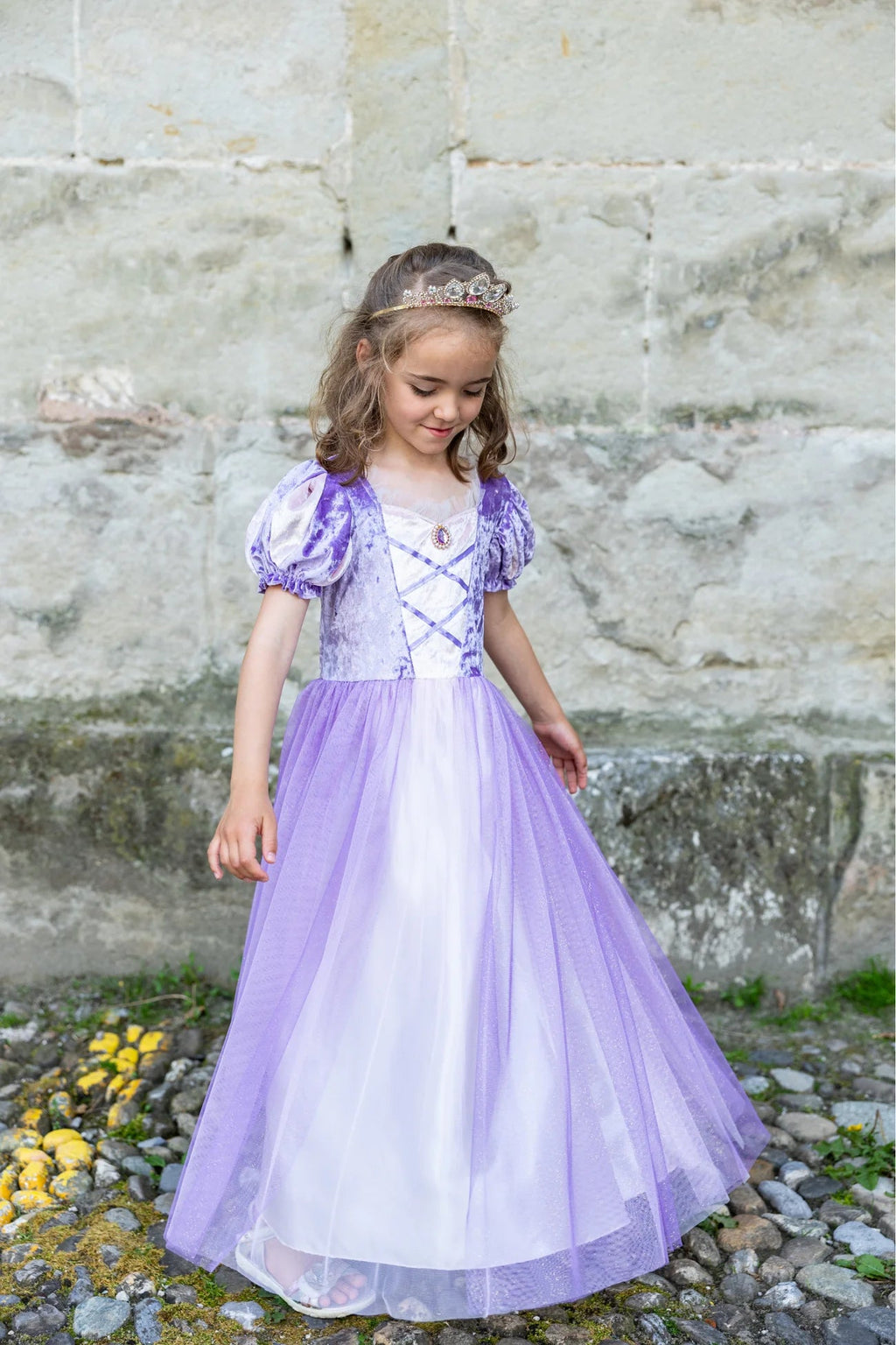 Verkleedjurk Velvety Soft Once Upon a Tower Princess - Verkleedjurken Great Pretenders - In den Olifant
