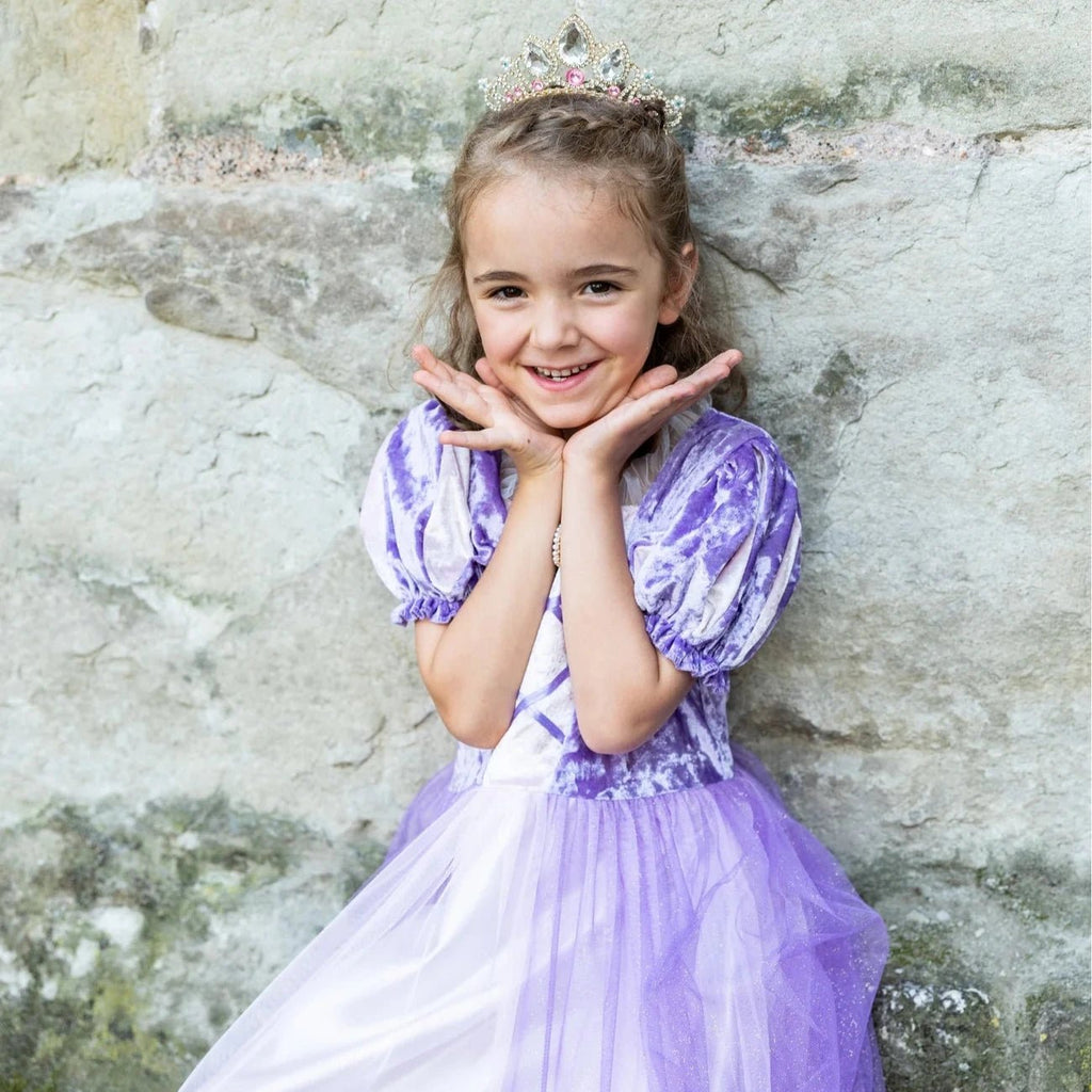 Verkleedjurk Velvety Soft Once Upon a Tower Princess - Verkleedjurken Great Pretenders - In den Olifant