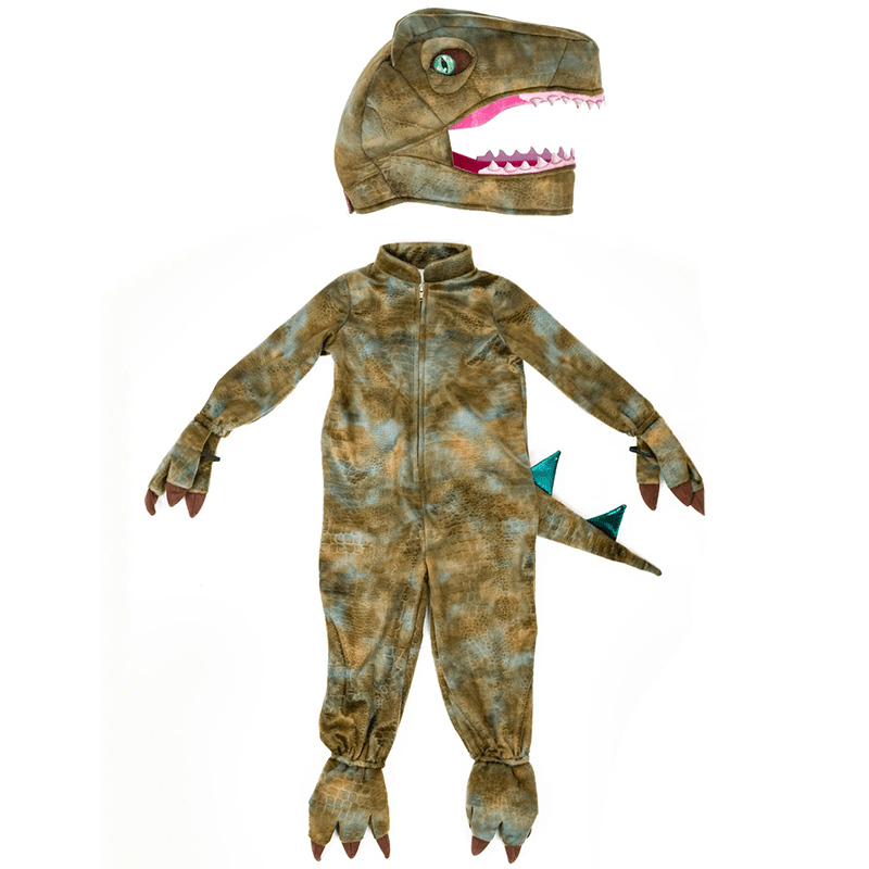 Verkleedkostuum A Land Before Mine Deluxe Raptor - Dierenkostuums Great Pretenders - In den Olifant