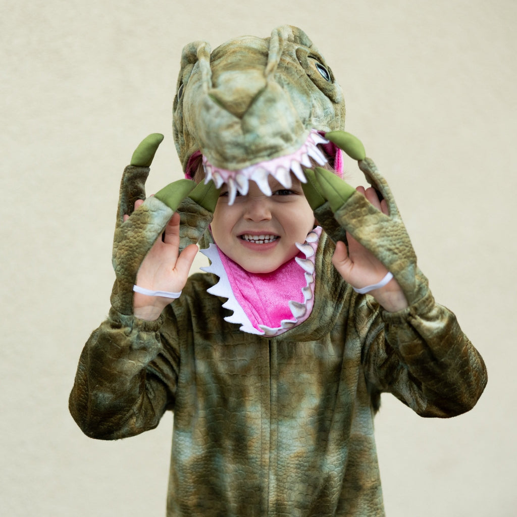 Verkleedkostuum A Land Before Mine Deluxe Raptor - Dierenkostuums Great Pretenders - In den Olifant