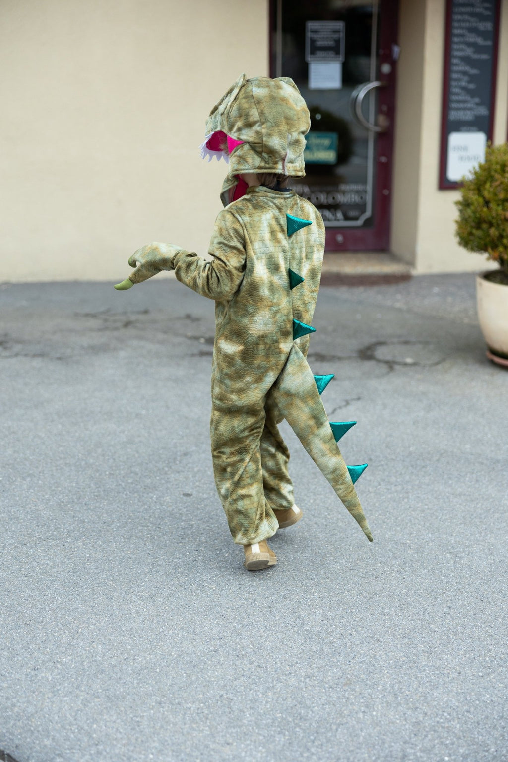 Verkleedkostuum A Land Before Mine Deluxe Raptor - Dierenkostuums Great Pretenders - In den Olifant
