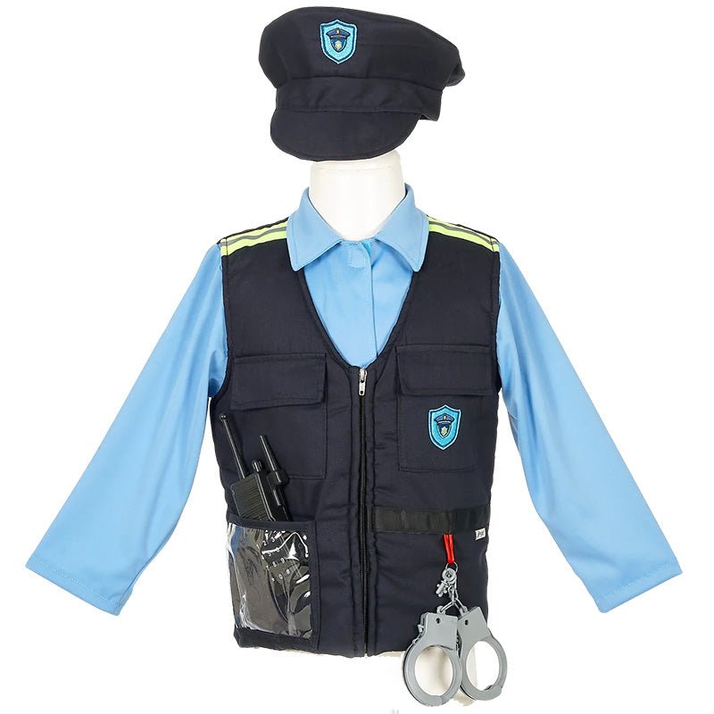 Verkleedkostuum Politie met accessoires - 4 tot 7 jaar - Verkleedkostuums Souza for kids - In den Olifant