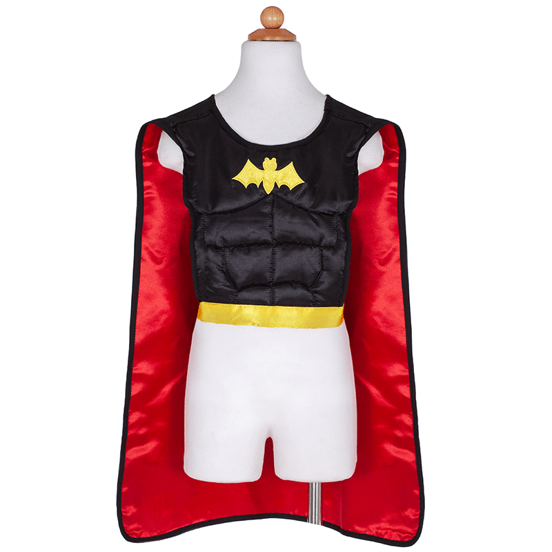 Verkleedkostuum Reversible Superhero Tunic Cape Mask - 4 tot 7 jaar - Verkleedkostuums Great Pretenders - In den Olifant