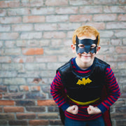 Verkleedkostuum Reversible Superhero Tunic Cape Mask - 4 tot 7 jaar - Verkleedkostuums Great Pretenders - In den Olifant